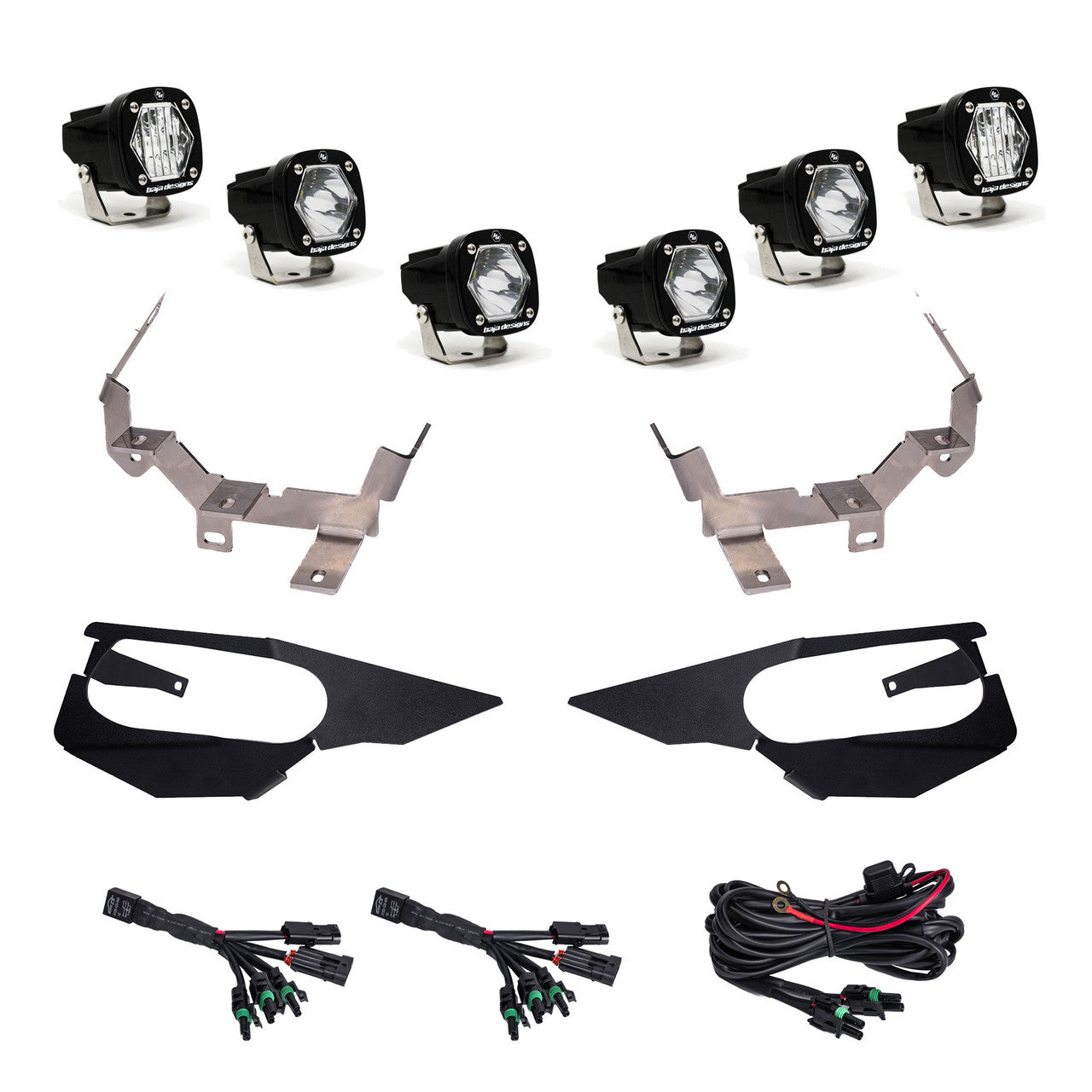 Baja Designs 2023-2024 Kawasaki Teryx KRX 1000 S1/Unlimited LEDヘッドライトキット