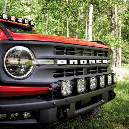 Baja Designs Bronco（21年以降）、6 XL Pro Linkable、スチールバンパー用 トグルまたはアップフィッター