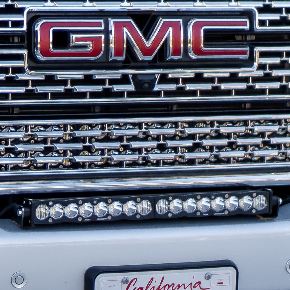 Baja Designs 20-22 GMC S8 20インチバンパーライトバーキット - GMC 2020-22 シエラ 2500HD/3500HD対応