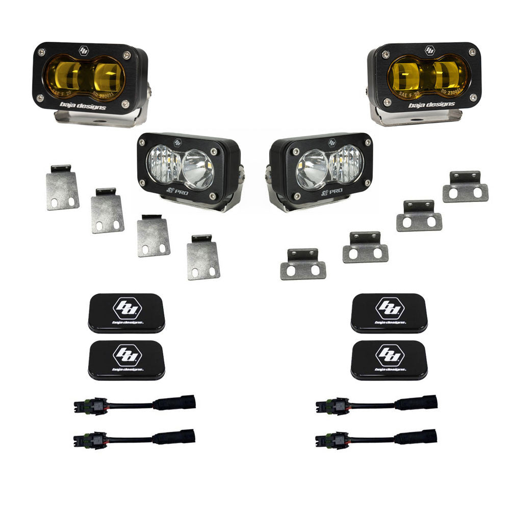 Baja Designs 21-23年式フォード F-150 ラプター／22-23年式ブロンコ ラプター S2 SAE フォグポケットキット -