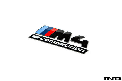 iND f82 m4 competition gloss black trunk emblem - iND Distribution