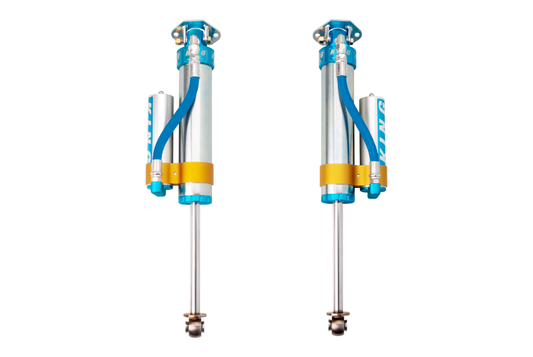 King Shocks 97-06 ジープ ラングラー TJ リア 2.5インチ（約63.5mm）直径 ピギーホースリザーバーショック 6インチ（約152.4mm）リフト（ペア）