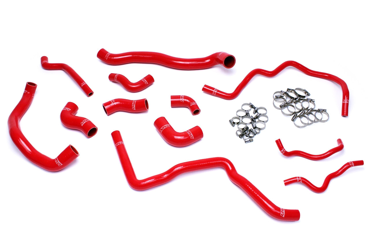 HPS シリコン ホース キット - ラジエーターおよびヒーター ホース 57-1476-RED