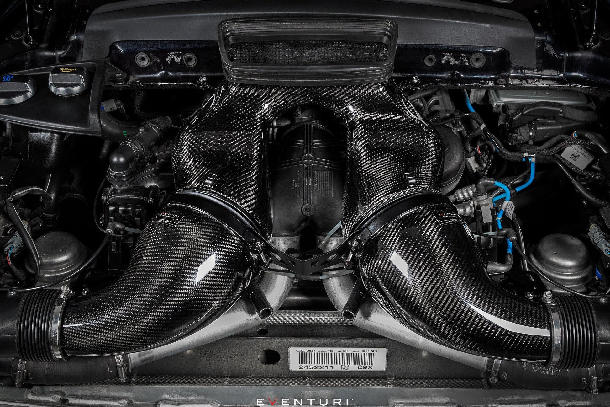 Eventuri porsche 991 turbo turbo s carbon intake system - iND Distribution