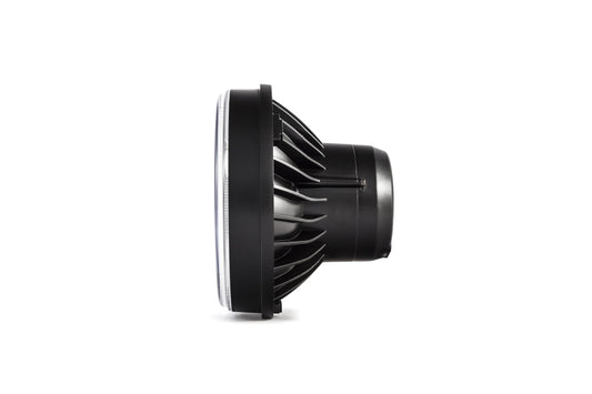 KC HiLiTES 07-18 Jeep JK 7インチ グラビティ LED プロ DOT承認 リプレイスメントヘッドライト（シングル）