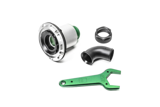 Radium Engineering リモートマウント ベント付 メス ドライブレーク 1.5インチ エルボー