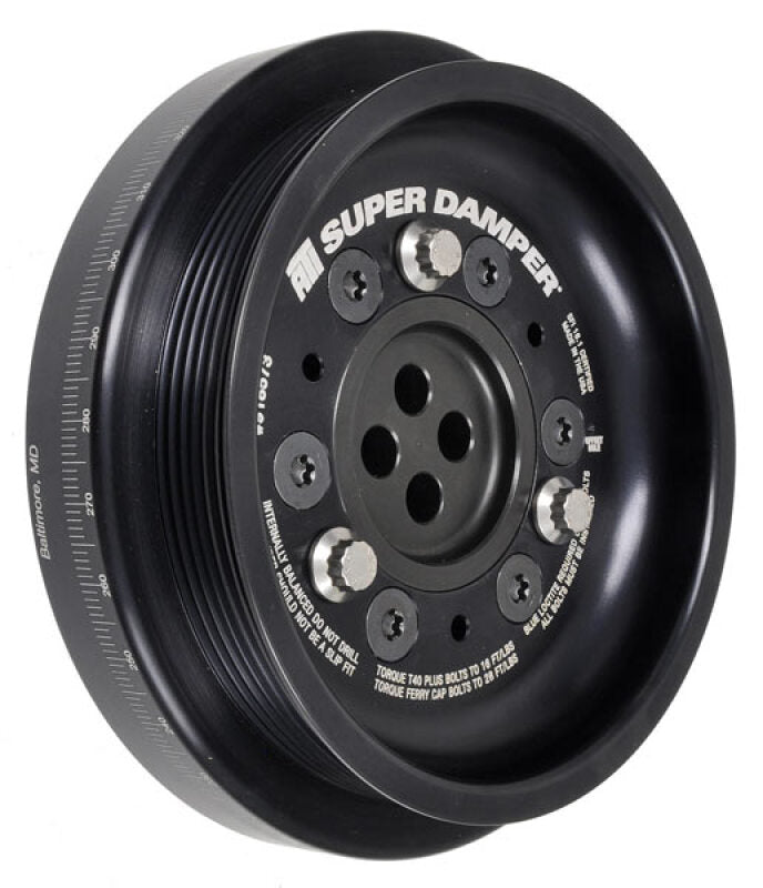ATI ダンパー - 7.074インチ（約179.6mm） - 10% アンダードライブ - アルミ製 - 6溝 - 20年以降トヨタ スープラ / 19年以降BMW Z4 - B58エンジン対応