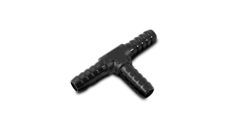 Vibrant 1/8インチ(約3.2mm) バーブ ティーアダプター アルマイト(ブラック)