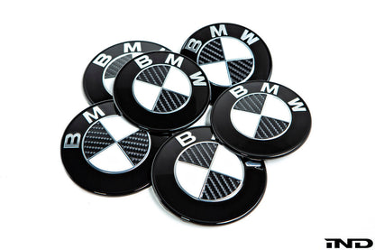 IND BMW カーボン ラウンデルセット