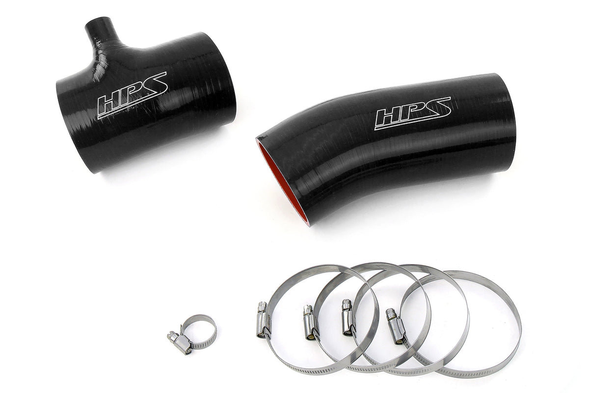 HPS シリコンホースキット - エアインテークホース 57-2104-BLK