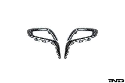 AutoTecknic F9X M5 / X3M / X4M - カーボンファイバー ギアセレクターサイドカバー