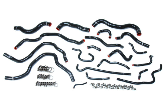 HPS シリコン ホース キット - ラジエーターおよびヒーター ホース 57-1607-BLK