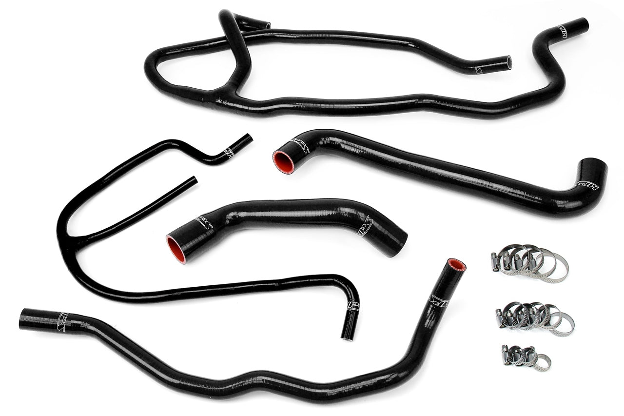 HPS シリコン ホース キット - ラジエーターおよびヒーター ホース 57-1277-BLK