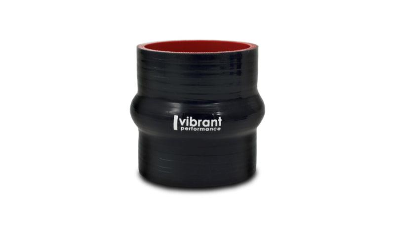 Vibrant シリコンハンプホース 内径1.25インチ(約32mm) 長さ3インチ(約76mm) (ブラック)