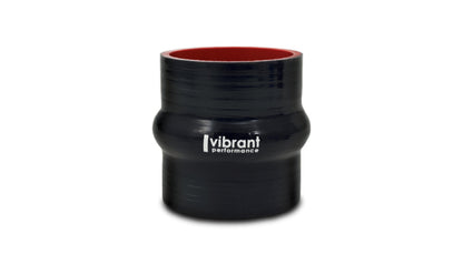 Vibrant シリコンハンプホース 内径1.625インチ(約41mm) 長さ3インチ(約76mm) (ブラック)