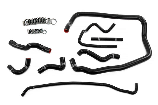 HPS シリコンホースキット - ヒーター、スロットルボディ、エクスパンションタンククーラントホース 57-2138-BLK