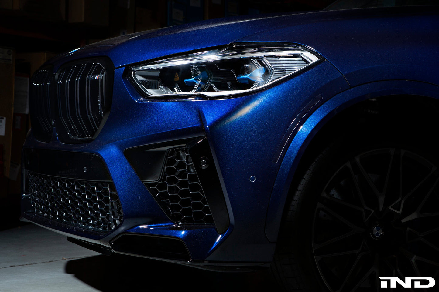 IND F95 X5M / G05 X5 塗装済みフロントリフレクターセット