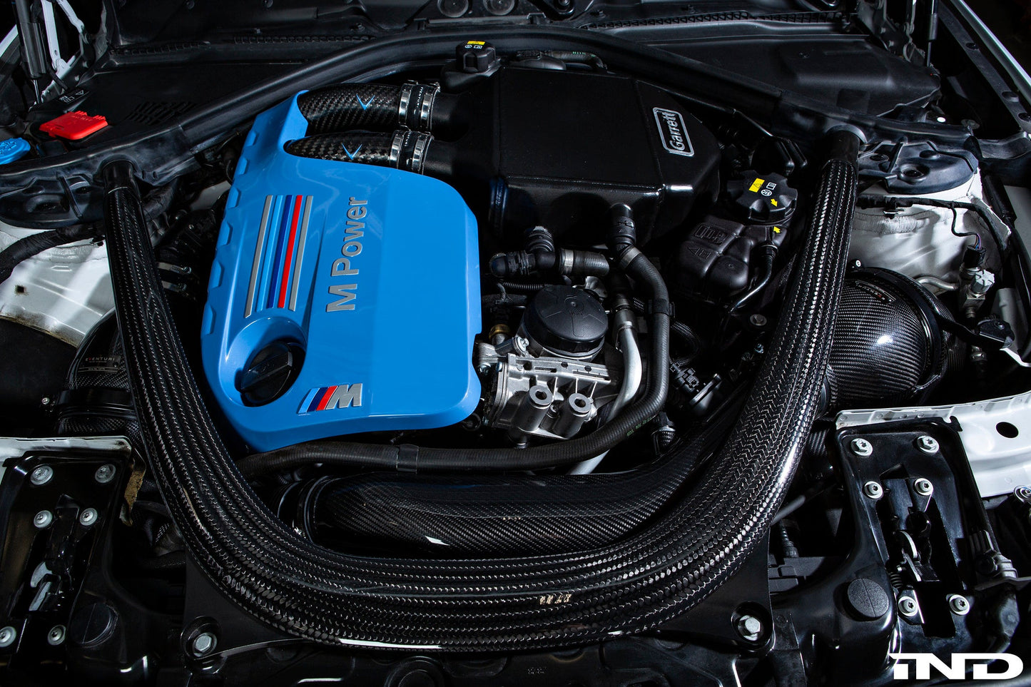 Eventuri BMW F8X M2C M3 M4 S55 ブラックカーボンチャージパイプセット - マット