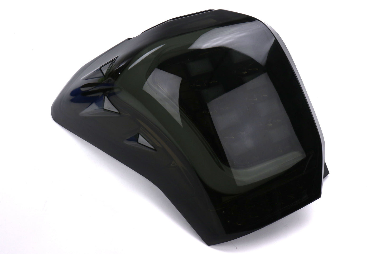 OLM USDM CSスタイル LEDテールライト（スモークレンズ／ブラックベース＋ホワイトバー）- 2014-2018 フォレスター用