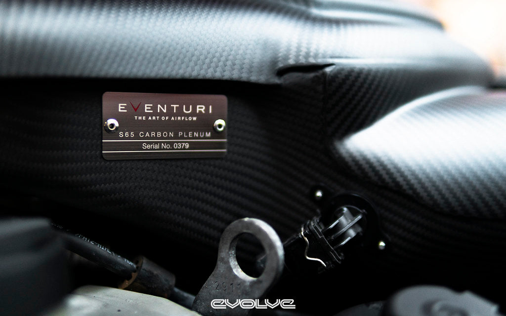 Eventuri BMW E9X M3 (S65) ブラックカーボンインレットプレナム - マット