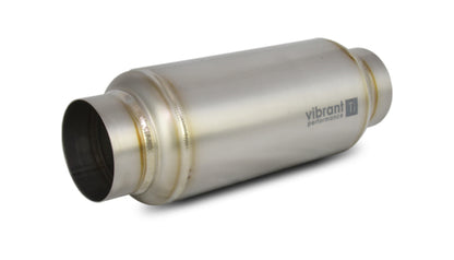 Vibrant チタン レゾネーター 入口2.5インチ(約64mm) / 出口2.5インチ(約64mm) 長さ12インチ(約305mm)