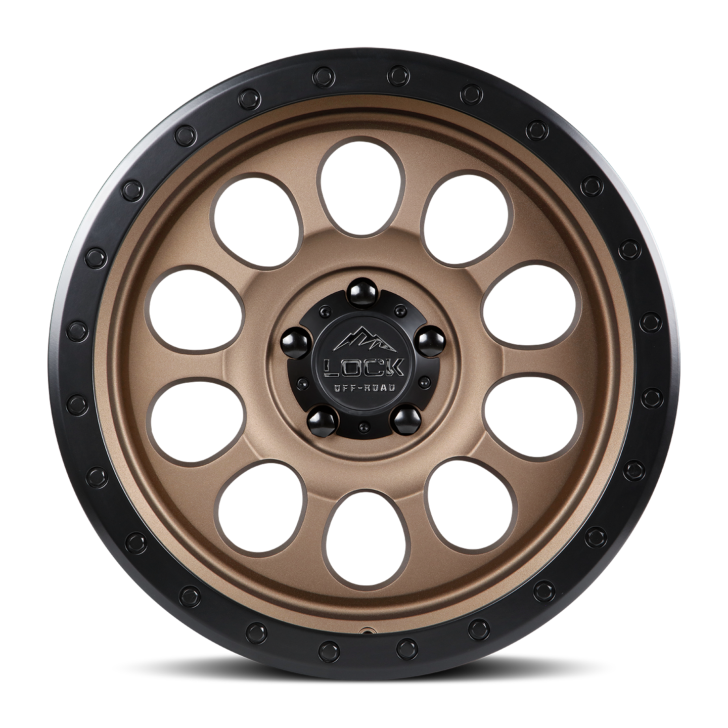 Lock Off-Road Wheels 50CAL - マットデザートブロンズ