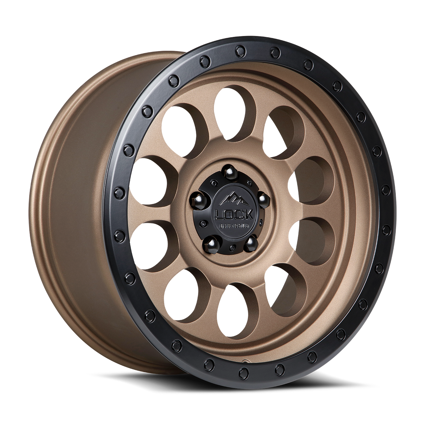 Lock Off-Road Wheels 50CAL - マットデザートブロンズ