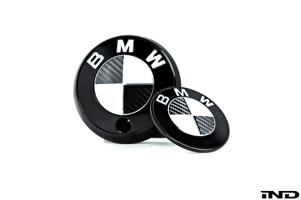 IND BMW カーボン ラウンデルセット