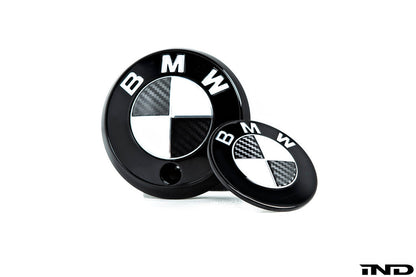 IND BMW カーボン ラウンデルセット