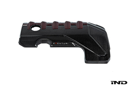 Eventuri Audi 8Y / 8V RS3 / 8S TTRS ブラックカーボン＆レッドケブラー エンジンカバー