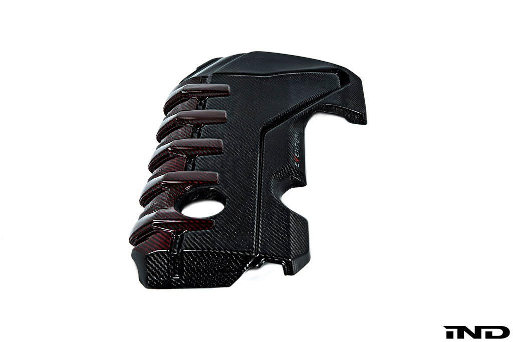 Eventuri Audi 8Y / 8V RS3 / 8S TTRS ブラックカーボン＆レッドケブラー エンジンカバー