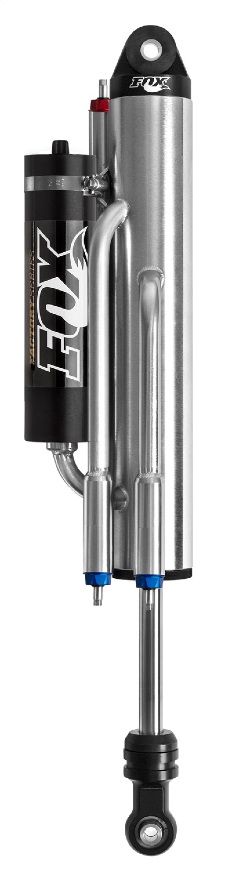 Fox 3.0 Factory Series 14インチ P/B レゾネーター 3チューブ バイパス（2コンプ/1リバウンド）ショック 7/8インチ（カスタムバルブ） - ブラック