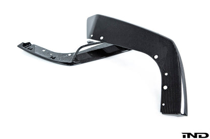 AutoTecknic F95 X5M プレLCIパフォーマンス ドライカーボン フロントスプリッターセット