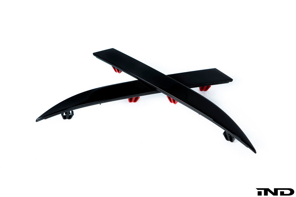 IND G01 X3 LCI Mスポーツ 塗装済みリアリフレクターセット - グロスブラック