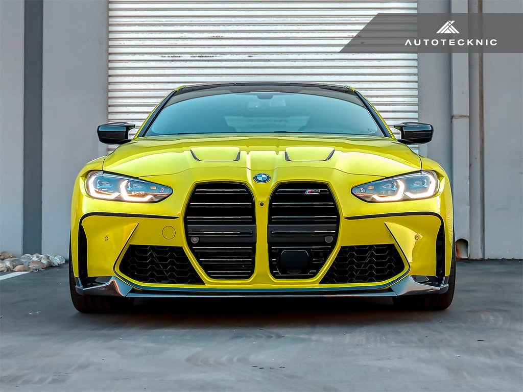 AutoTecknic G8X M3 / M4 ドライカーボン パフォーマンス フロントリップ