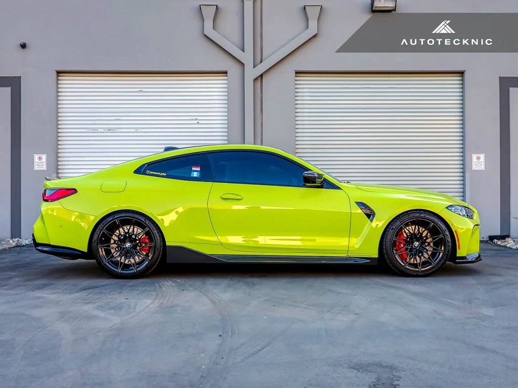 AutoTecknic G8X M3 / M4 ドライカーボン パフォーマンスサイドスカートセット