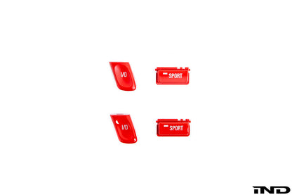 IND E46 M3 レッド スポーツモードボタン