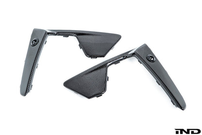 AutoTecknic F95 プレLCI X5M ドライカーボンバンパートリムセット