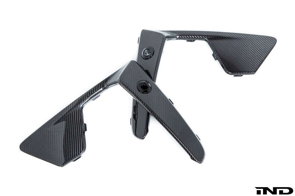 AutoTecknic F95 プレLCI X5M ドライカーボンバンパートリムセット