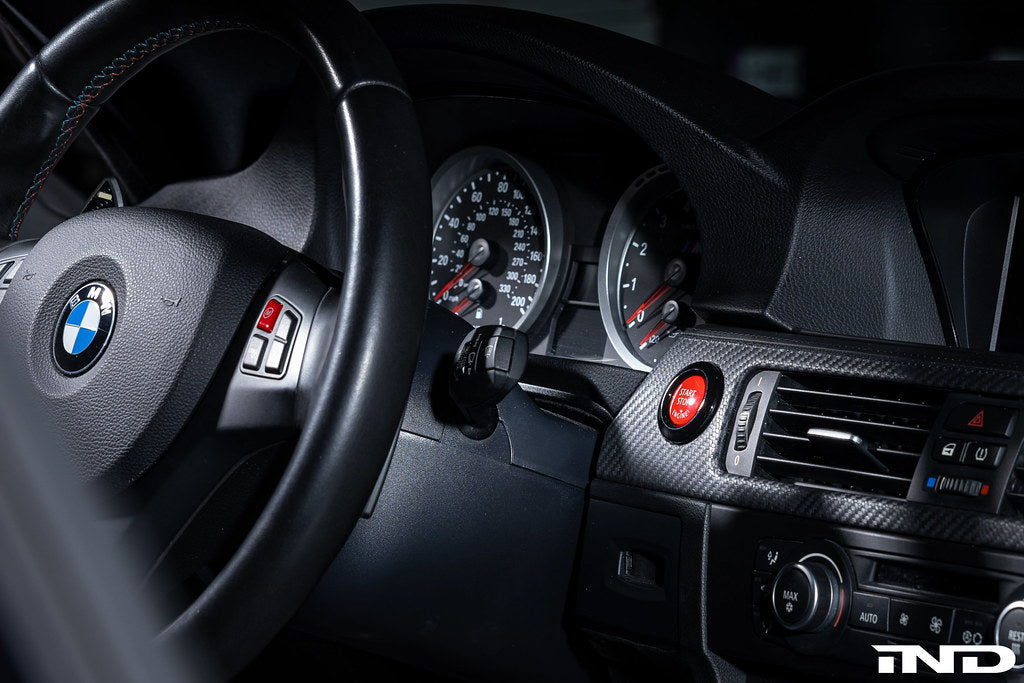 BMW E9X M3 リミテッドエディション グロスブラック イグニッションスイッチ + IND スタート/ストップボタン