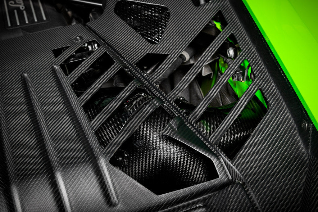 Eventuri ランボルギーニ ウラカン ブラックカーボン エンジンカバーセット