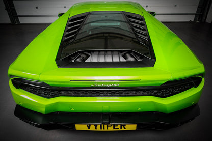 Eventuri ランボルギーニ ウラカン ブラックカーボン エンジンカバーセット