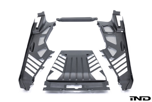 Eventuri ランボルギーニ ウラカン ブラックカーボン エンジンカバーセット