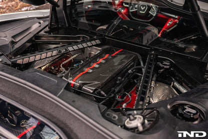 Eventuri シボレー C8 コルベット ブラックカーボン エンジンカバー