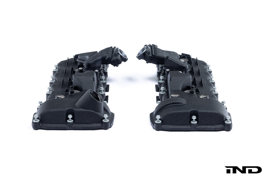 IND E9X M3 (S65) パウダーコーティングバルブカバーセット（サービスキット付き）