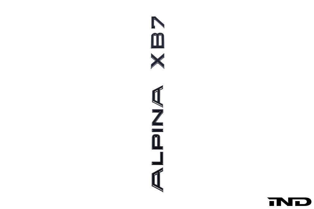 IND G07 アルピナ XB7 塗装済み トランクエンブレム