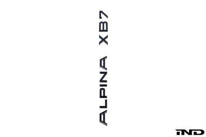 IND G07 アルピナ XB7 塗装済み トランクエンブレム