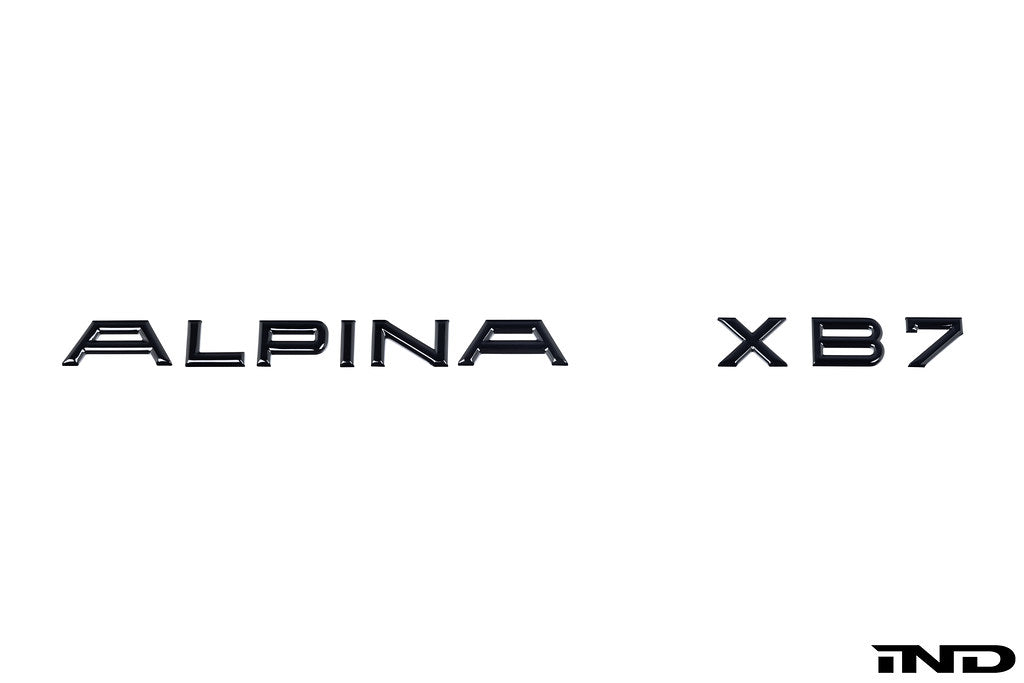 IND G07 アルピナ XB7 塗装済み トランクエンブレム