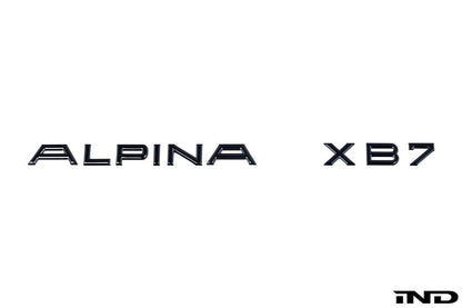 IND G07 アルピナ XB7 塗装済み トランクエンブレム