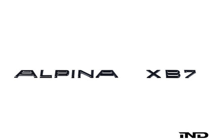 IND G07 アルピナ XB7 塗装済み トランクエンブレム